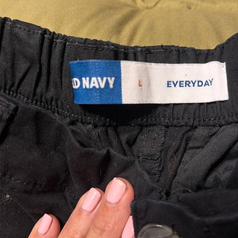 Black shorts old navy size large